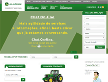 Tablet Screenshot of consorciojohndeere.com.br